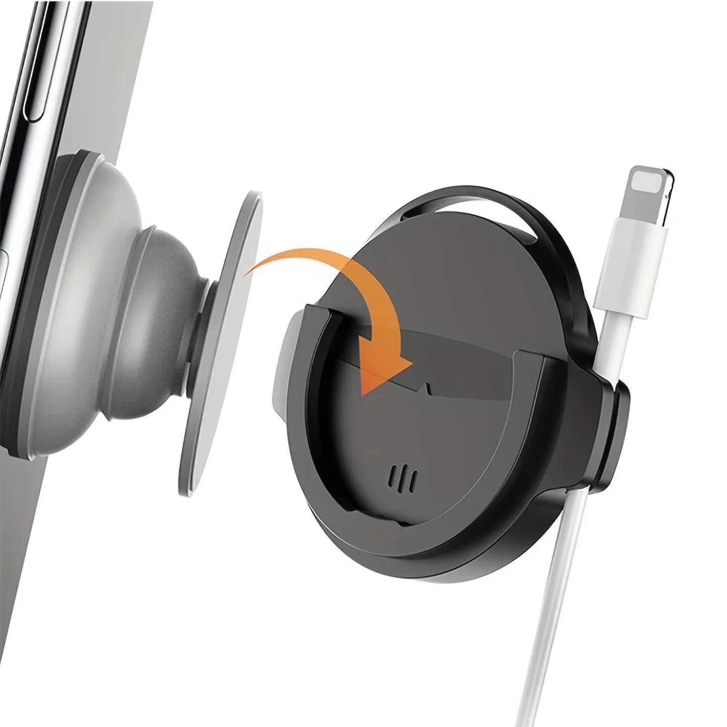 1pc The Perfect Car Mount for Your Phone: 360° Rotation & Flat Stand for Socket Mount Users(Special Design for pop-socket users)